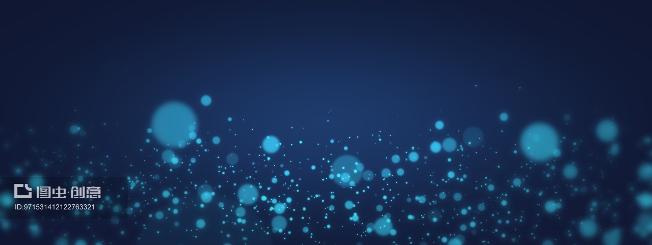 蓝色风暴科技 抽象圆点粒子背景中的数字风暴